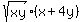 sqrt%28xy%29%2A%28x%2B4y%29