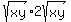 sqrt%28xy%29%2A2sqrt%28xy%29