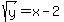 sqrt%28y%29=x-2