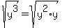 sqrt%28y%5E3%29=sqrt%28y%5E2%2Ay%29