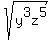sqrt%28y%5E3z%5E5%29