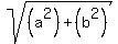 sqrt+%28%28a%5E2%29+%2B+%28b%5E2%29%29