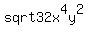 sqrt+32x%5E4y%5E2