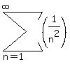sum%28%281%2Fn%5E2%29%2Cn=1%2Cinfinity%29