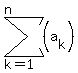 sum%28%28a%5Bk%5D%29%2Ck=1%2Cn%29