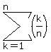 sum%28%28k%2Fn%29%2Ck=1%2Cn%29