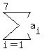 sum%28+a%5Bi%5D%2C+i=1%2C+7%29