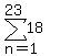 sum%2818%2Cn=1%2C23%29