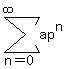 sum%28ap%5En%2Cn=0%2Cinfinity%29