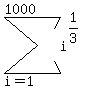 sum%28i%5E%281%2F3%29%2C+i=1%2C1000%29