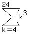 sum%28k%5E3%2Ck=4%2C24%29