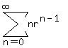 sum%28nr%5E%28n-1%29%2Cn=0%2Cinfinity%29