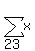 sum%28x%2C23%2C%22%22%29
