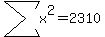 sum%28x%5E2%29+=+2310