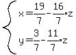 system%28%0D%0Ax=19%2F7-expr%2816%2F7%29z%2C%0D%0Ay=3%2F7-expr%2811%2F7%29z%29