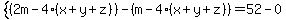 system%28%282m-4%28x%2By%2Bz%29%29-%28m-4%28x%2By%2Bz%29%29=52-0%29