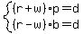 system%28%28r%2Bw%29p=d%2C%28r-w%29b=d%29