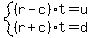 system%28%28r-c%29t=u%2C%28r%2Bc%29t=d%29
