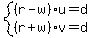 system%28%28r-w%29u=d%2C%28r%2Bw%29v=d%29