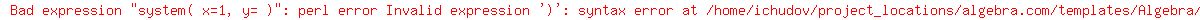 system%28+x=1%2C+y=+%29