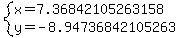 system%28+x=7.36842105263158%2C+y=-8.94736842105263+%29