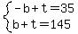 system%28-b%2Bt=35%2Cb%2Bt=145%29