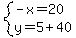 system%28-x=20%2Cy=5%2B40%29
