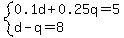 system%280.1d%2B0.25q=5%2Cd-q=8%29