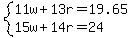 system%2811w%2B13r=19.65%2C15w%2B14r=24%29