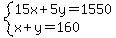 system%2815x%2B5y=1550%2Cx%2By=160%29
