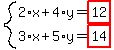 system%282%2Ax%2B4%2Ay=highlight%2812%29%2C3%2Ax%2B5%2Ay=highlight%2814%29%29