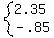 system%282.35%2C-.85%29