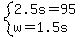 system%282.5s=95%2Cw=1.5s%29