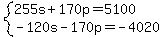 system%28255s%2B170p=5100%2C-120s-170p=-4020%29