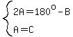 system%282A=180%5Eo-B%2CA=C%29