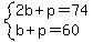 system%282b%2Bp=74%2Cb%2Bp=60%29