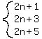 system%282n%2B1%2C2n%2B3%2C2n%2B5%29