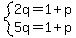 system%282q=1%2Bp%2C5q=1%2Bp%29