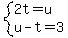 system%282t=u%2Cu-t=3%29