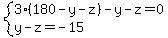 system%283%28180-y-z%29-y-z=0%2Cy-z=-15%29