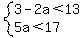 system%283-2a%3C13%2C5a%3C17%29