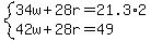 system%2834w%2B28r=21.3%2A2%2C42w%2B28r=49%29