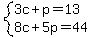 system%283c%2Bp=13%2C8c%2B5p=44%29