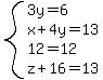 \"system%283y=6%2Cx%2B4y=13%2C12=12%2Cz%2B16=13%29\"