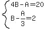 system%284B-A=20%2CB-A%2F3=2%29