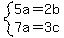 system%285a=2b%2C7a=3c%29
