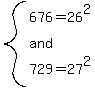 system%28676=26%5E2%2Cand%2C729=27%5E2%29