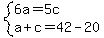 system%286a=5c%2Ca%2Bc=42-20%29