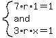 system%287%2Ar%2A1=1%2Cand%2C+3%2Ar%2Ax=1%29