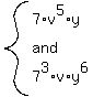 system%287%2Av%5E5%2Ay%2Cand%2C7%5E3%2Av%2Ay%5E6%29